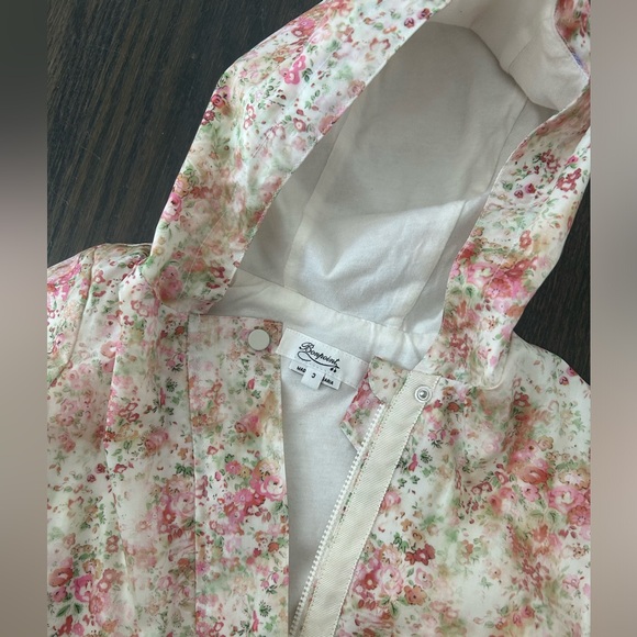 Bonpoint floral coated raincoat w/ cotton lining - Picture 5 of 5